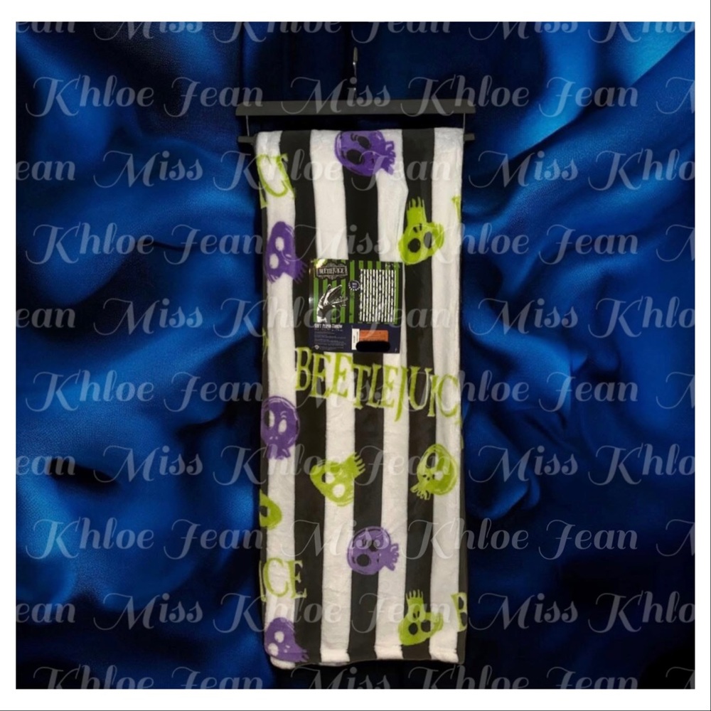 - Beetlejuice Throw Blanket